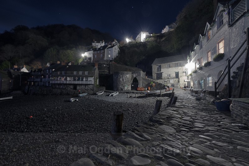 Clovelly at Night - South and Southwest