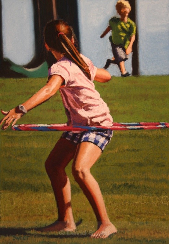 Hula Girl - Paintings
