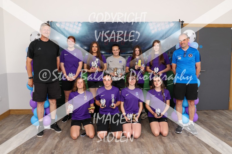 2025-06-21 FC Abbey Meads Presentations-679 - U16 Purple Girls