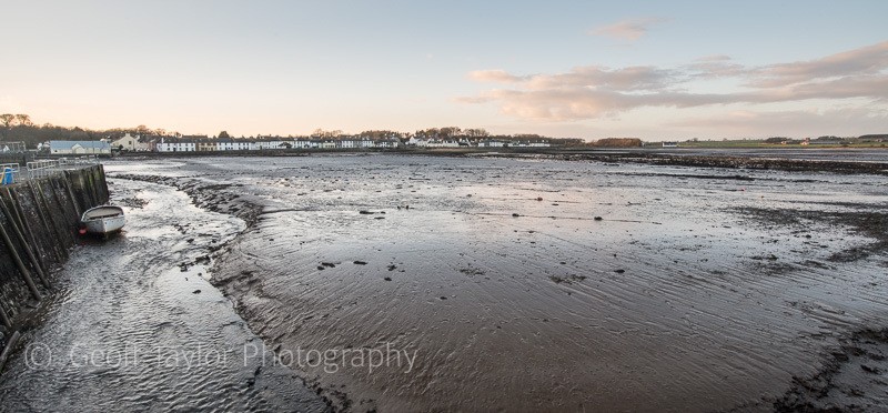 Garlieston Harbour, dusk - Wigtown Reader's Retreat