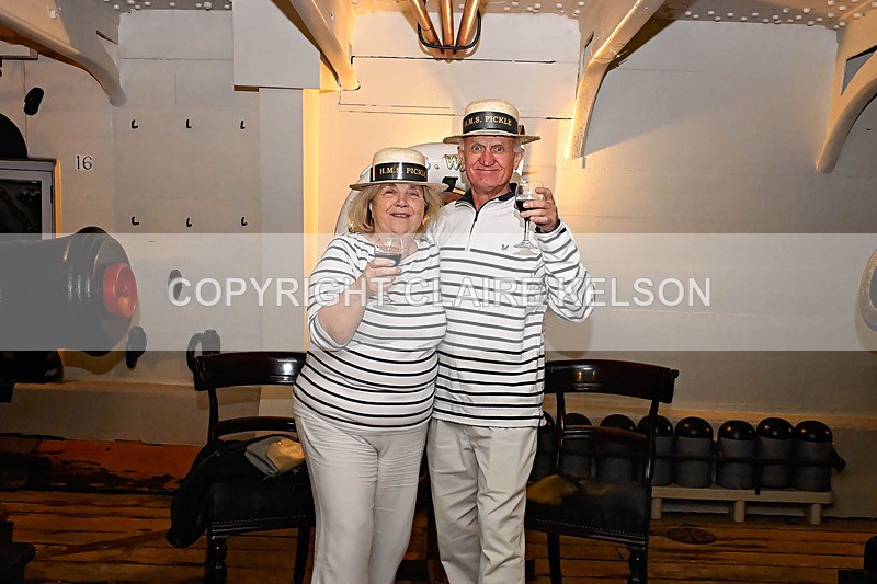 HMS PICKLE-30 - PICKLE NIGHT HMS WARRIOR 1860