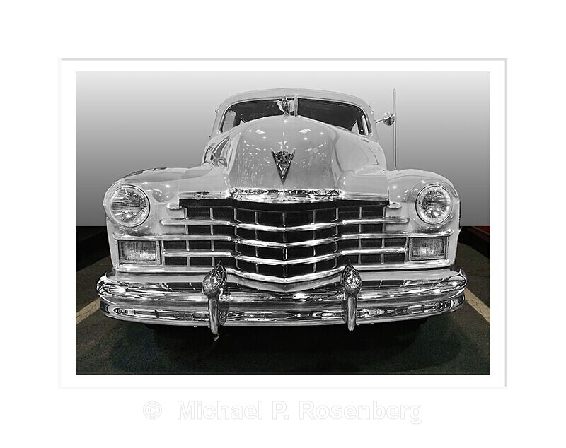 Hood and grill, 1947 Cadillac Series 62: Autographica - AUTOGRAPHICA: So Shiny, So Chrome