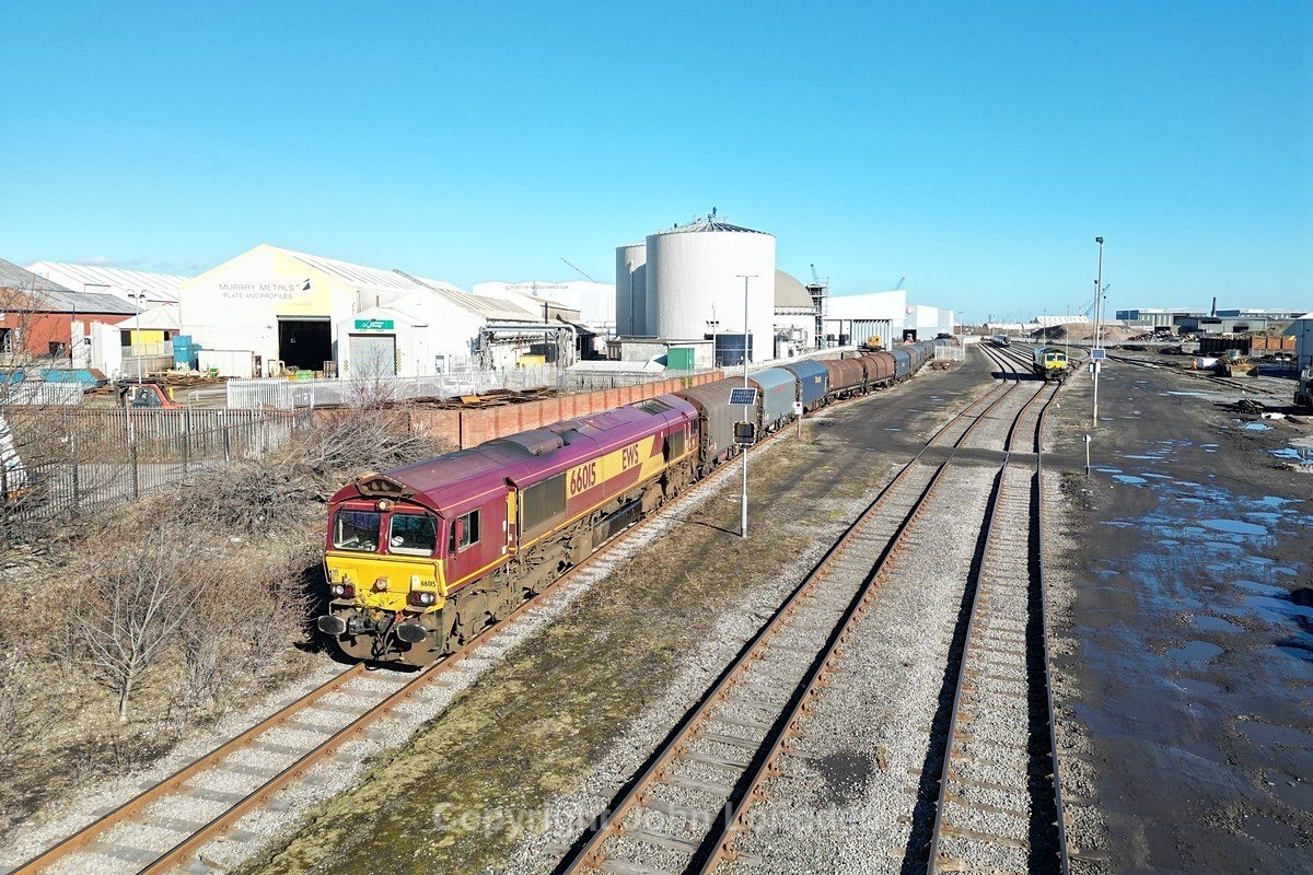 JL - 28.2.25 66015 6N52 Middlesbrough Dawson - Tees NY, Dawsons - Latest shots