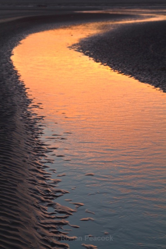 Sunset water - Shapes and Skies