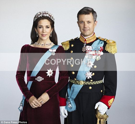 (D-10)  The Crown Prince and Princess - Danish Royals