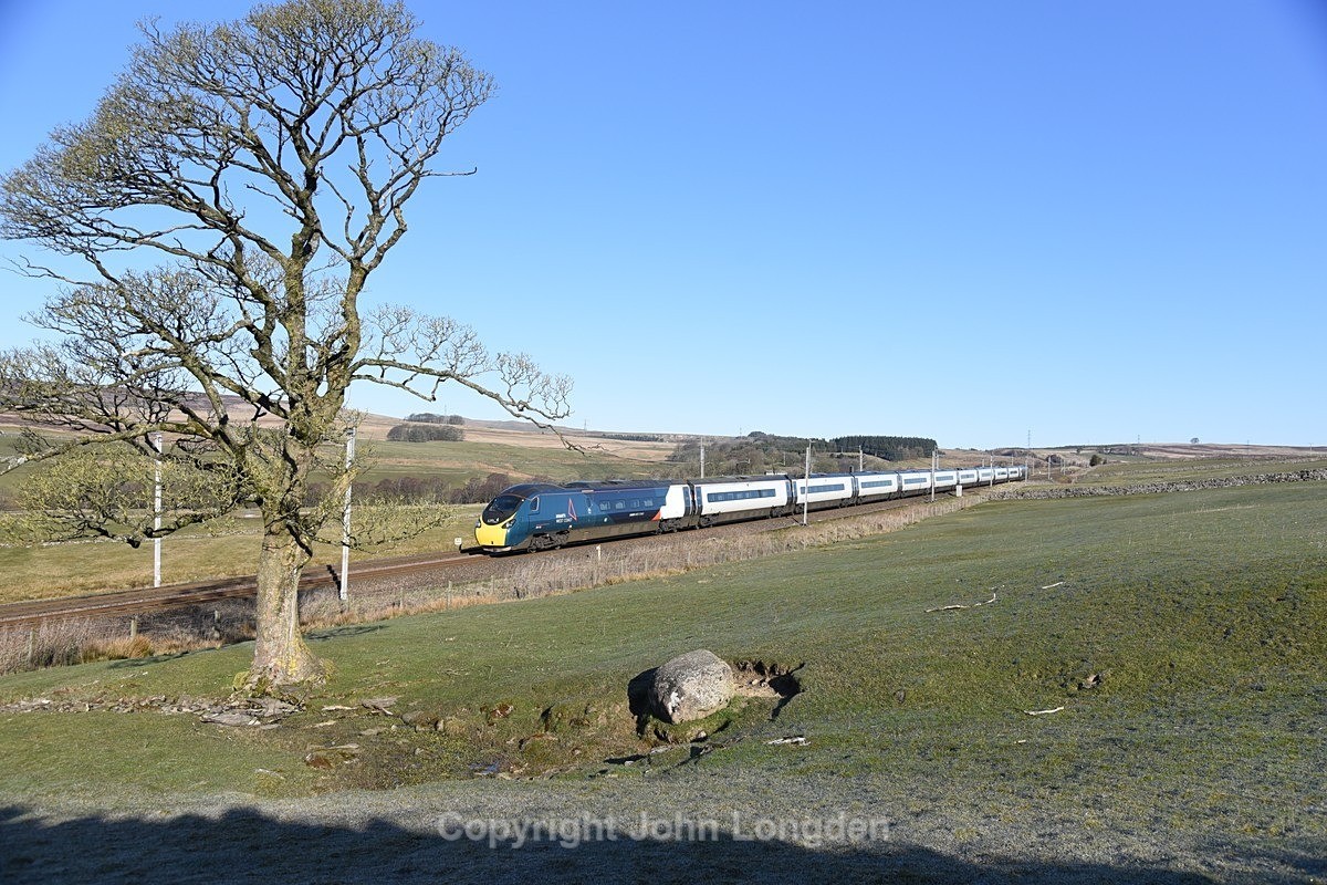 JL - 10.4.21 390152 9M50 06:52 Edinburgh - London, Salterwath - West Coast Main Line (north to south)