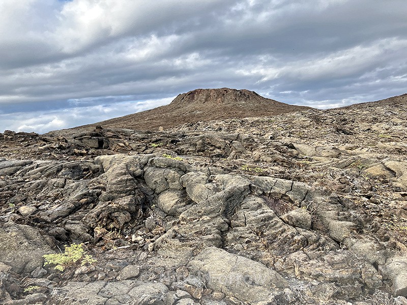 Solidified lava on Chinese Hat, Galapagos - Galapagos, Ecuador