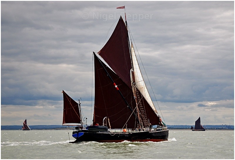 SB 'Wyvenhoe' (3) - The Thames Barge Match