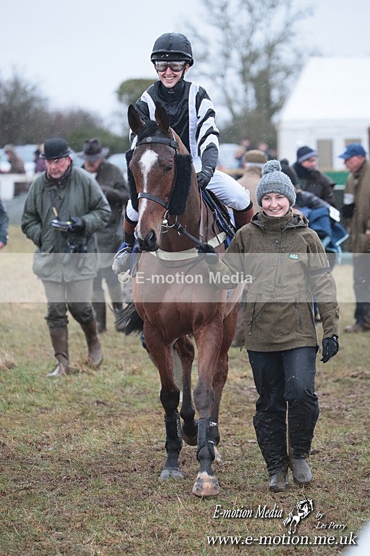 PtP 260125 197 - Cocklebarrow Point-to-Point racing with the Heythrop Hunt 26/01/25