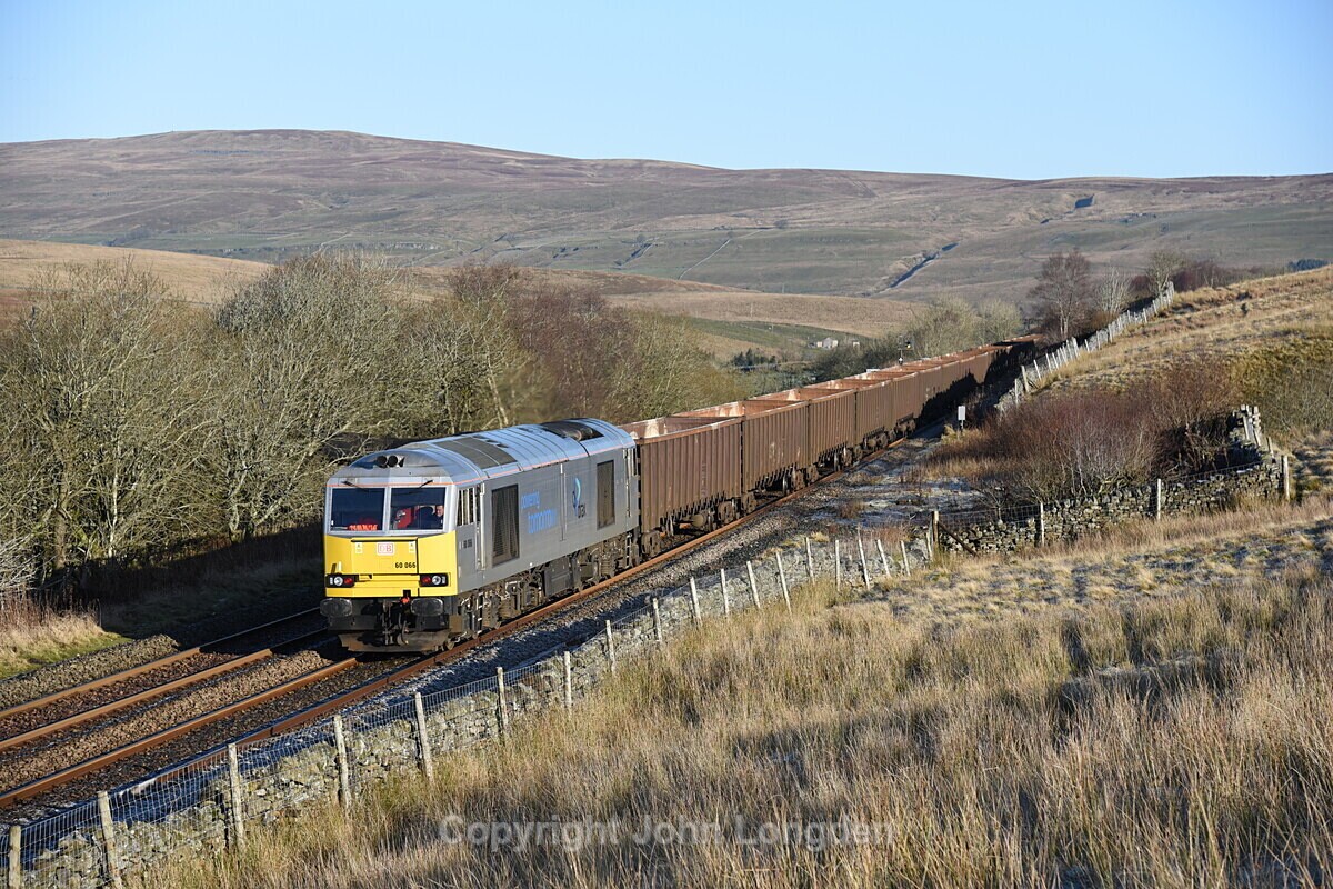 JL - 29.11.19 66066 6E97 Kirkby Thore - Tees Dock, Garsdale Troughs - Garsdale Troughs