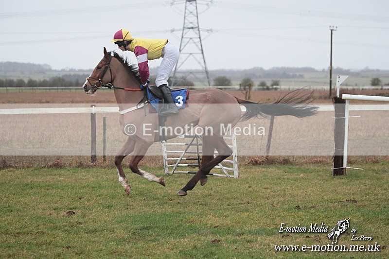 PtP 260125 470 - Cocklebarrow Point-to-Point racing with the Heythrop Hunt 26/01/25