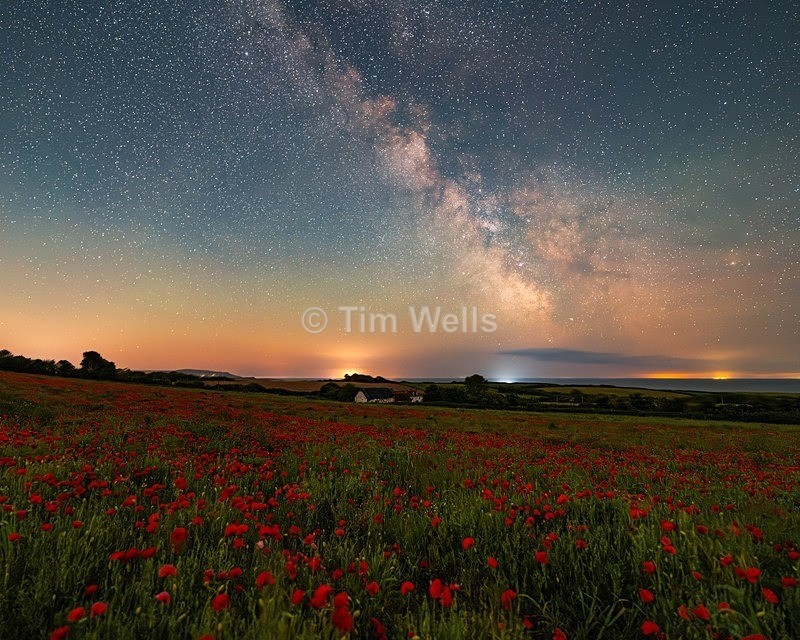 092 Milky Way over Poppys - All photos