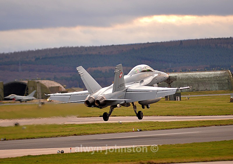 F-18 D 5 - RAF LOSSIEMOUTH VISIT NOV 2017