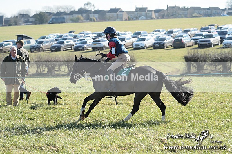 PR 010325 85 - Pony Racing from Beaufort Races Didmarton 01/03/25
