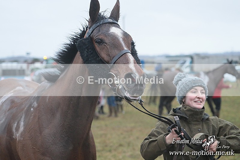 PtP 260125 375 - Cocklebarrow Point-to-Point racing with the Heythrop Hunt 26/01/25