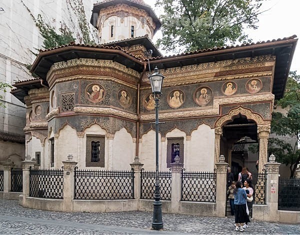 Bucharest, Stavropoleos Monastery Church - Capitals of Eastern Europe