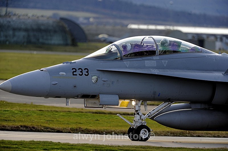 F-18 D 7 - RAF LOSSIEMOUTH VISIT NOV 2017