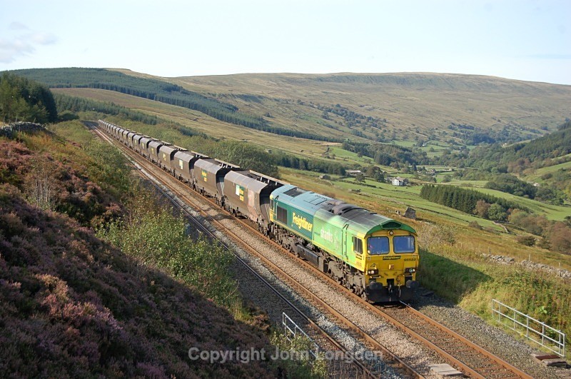 15.9.11 - 66522 4S11 Ferrybridge - Killoch, Rise Hill Tunnel, Garsdale - Rise Hill Tunnel North