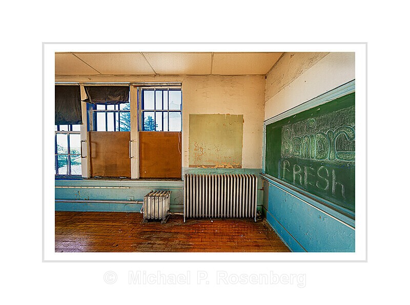 Big and Small Radiators, High School Class Room, ND - HOME ON THE PRARIE
