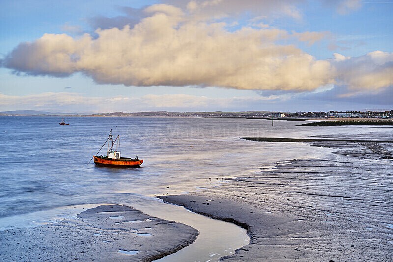 Sun setting at Morecambe - New Work