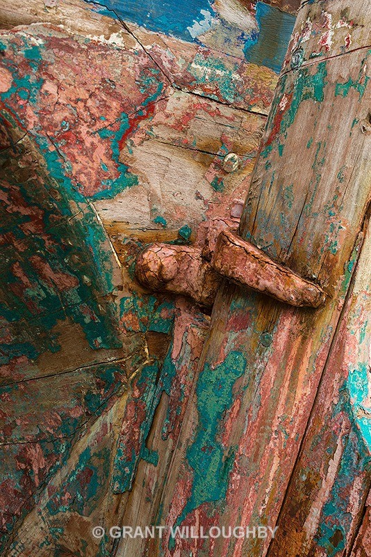 Un-named boat 7 - Detail in the land