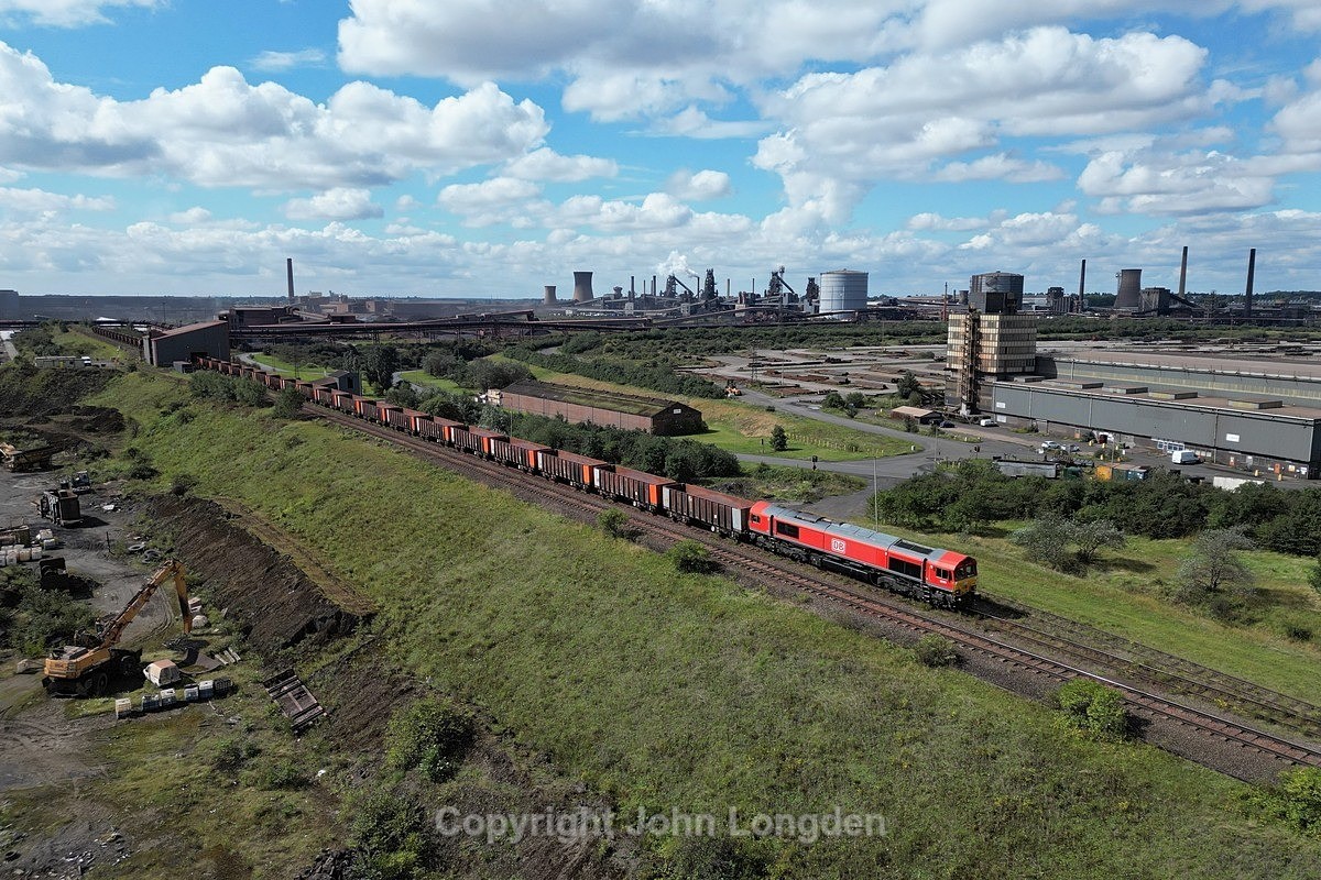 JL - 15.8.23 66149 6K23 Santon -  Immingham Ore Terminal, Santon - North Lincs