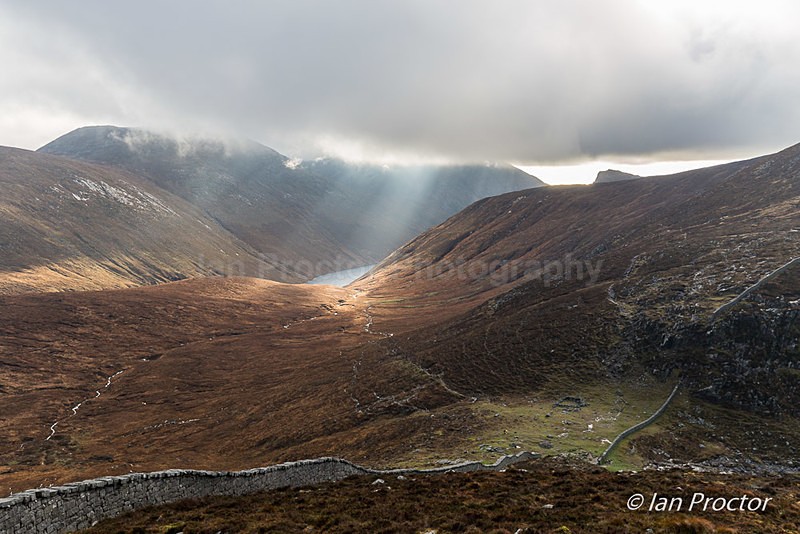 Overlooking Hare's Gap - Mourne Mountains