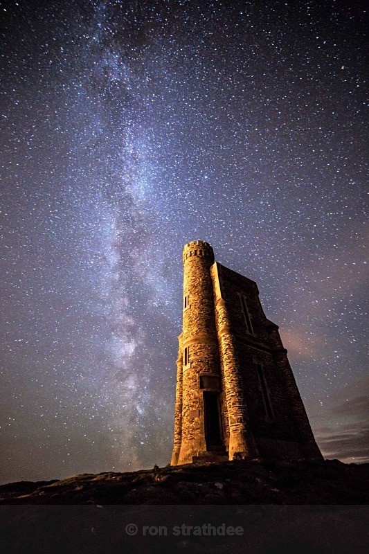 Bradda Head and Milky Way - Skies of Man