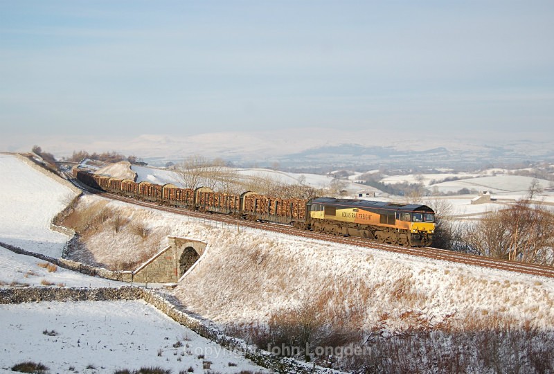 JL 20.1.15 - 66849 6J37 Carlisle Yard - Chirk, Birkett Common - Birkett Common (southbound)