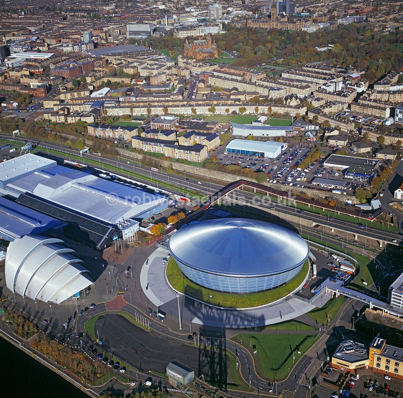 A00702D Glasgow Hydro and SECC in 2014 - Settlements, infrastructure and attractions