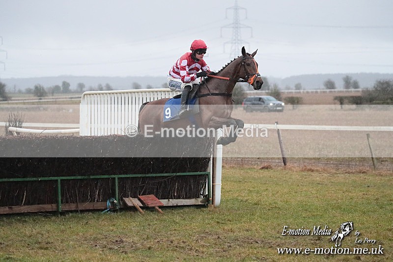 PtP 260125 1059 - Cocklebarrow Point-to-Point racing with the Heythrop Hunt 26/01/25