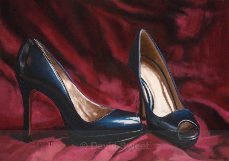 Still Life with Blue Shoes - Paintings