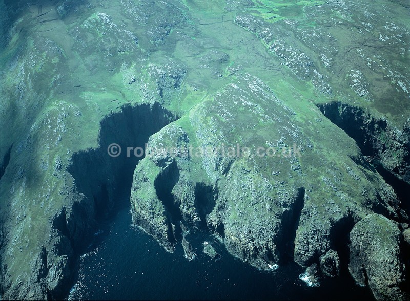 aerial pictures of Scotland north coast coastline