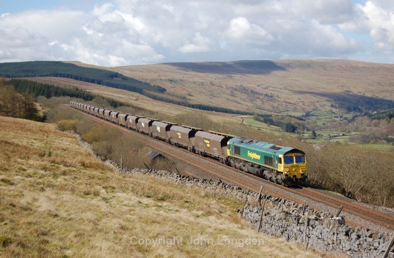 16.4.12 - 66547 4S11 Hunslet Yard - Killoch, Rise Hill Tunnel - Rise Hill Tunnel North