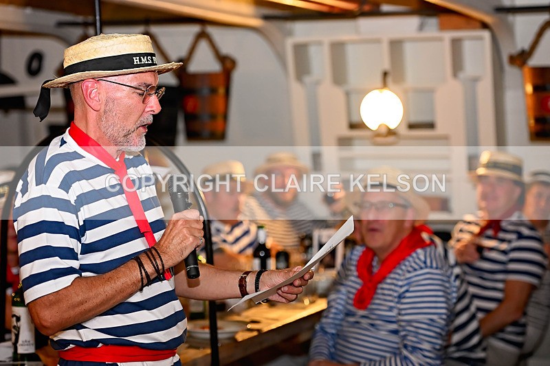 HMS PICKLE-92 - PICKLE NIGHT HMS WARRIOR 1860
