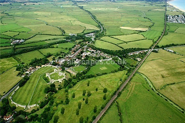 Pevensey Castle and Village, East Sussex - South Downs National Park