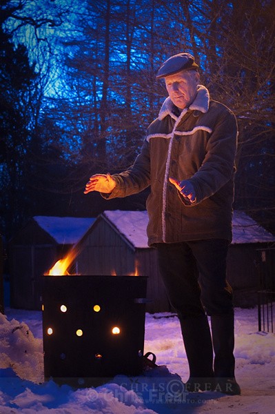 Keeping Warm - Location Portraits
