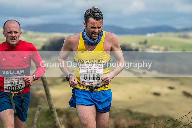 Helm Hill -462 - Kendal Winter League Helm Hill Fell Races (Under 13/15/17 & Seniors) Sunday 16th March 2025