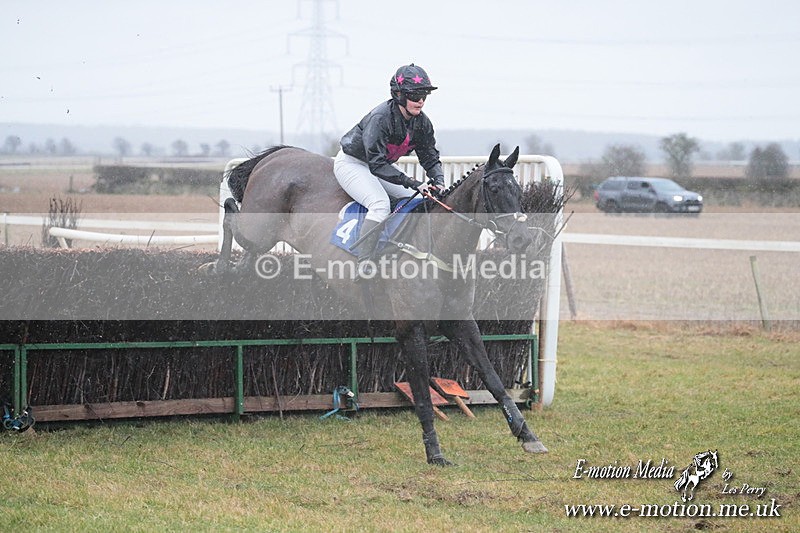 PtP 260125 334 - Cocklebarrow Point-to-Point racing with the Heythrop Hunt 26/01/25