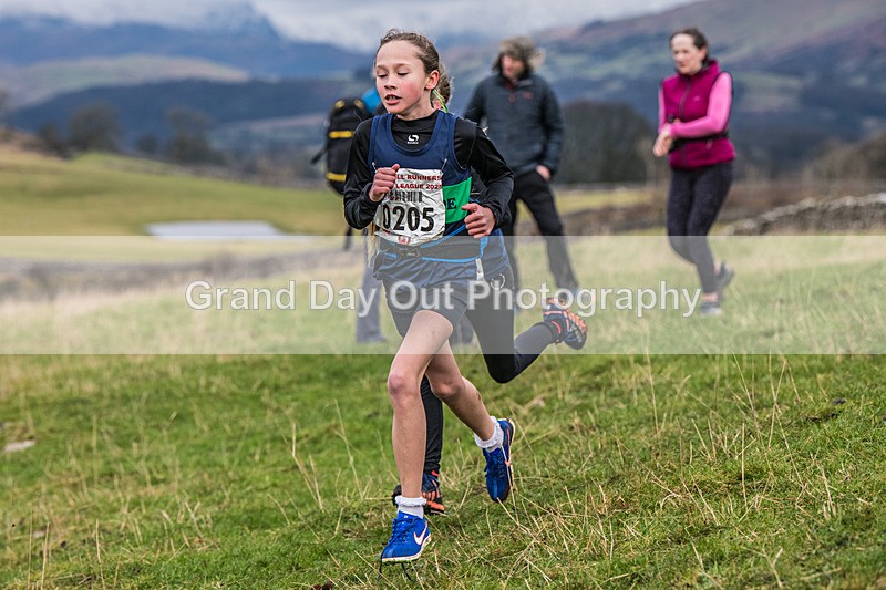Cunswick U13-183 - Kendal Winter League Cunswick Scar Junior Under 13 Fell Race Sunday 26th January 2025