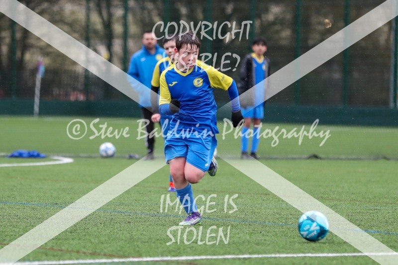 1DX20790 - 2026-02-15 FC Abbey Meads U13 Purple V Royal Wootton Bassett Town Youth U13 Yellow