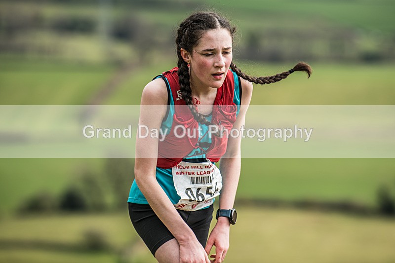 Helm Hill -322 - Kendal Winter League Helm Hill Fell Races (Under 13/15/17 & Seniors) Sunday 16th March 2025
