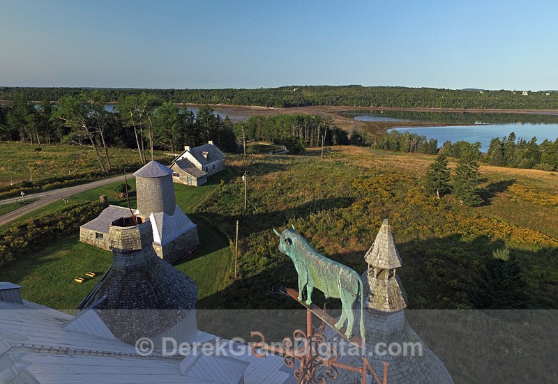 Ministers Island New Brunswick Canada Livestock Barn Weathervane - Ministers Island