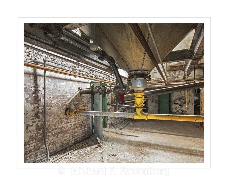 Malt Tank Outlet, Silo City, Buffalo NY - Silo City and Ward Water Plant, Buffalo NY