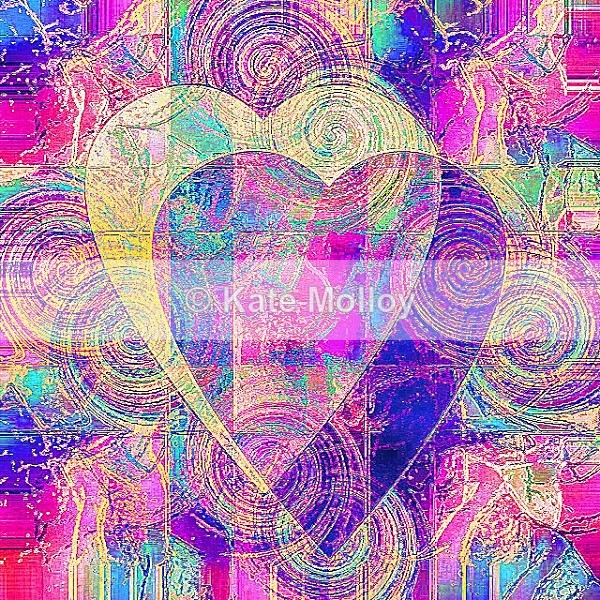 Hearts, Blue-Pink - Hearts