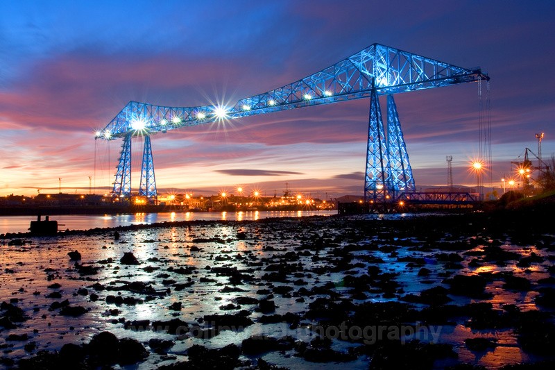 The Transporter Bridge, Middlesbrough - North Yorkshire and Cleveland