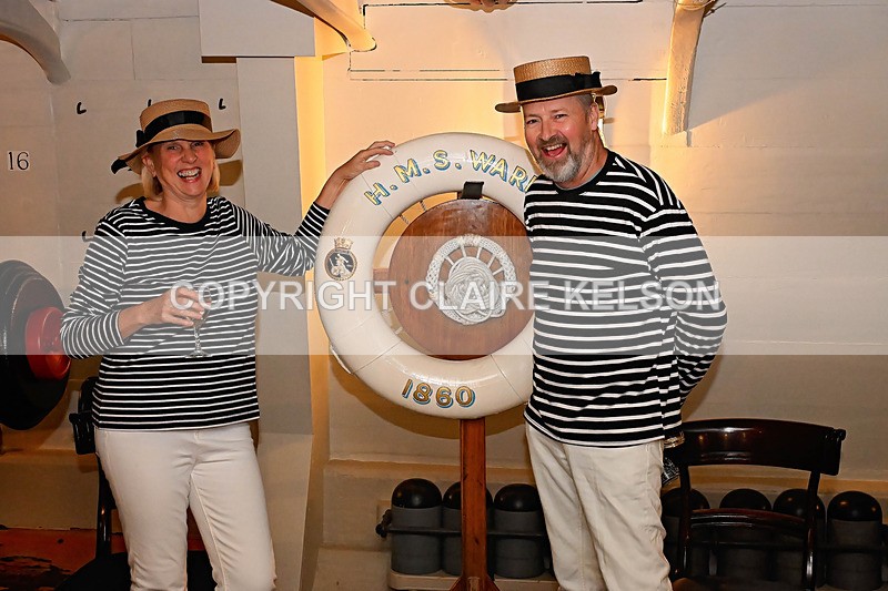 HMS PICKLE-23 - PICKLE NIGHT HMS WARRIOR 1860
