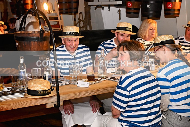 HMS PICKLE-131 - PICKLE NIGHT HMS WARRIOR 1860