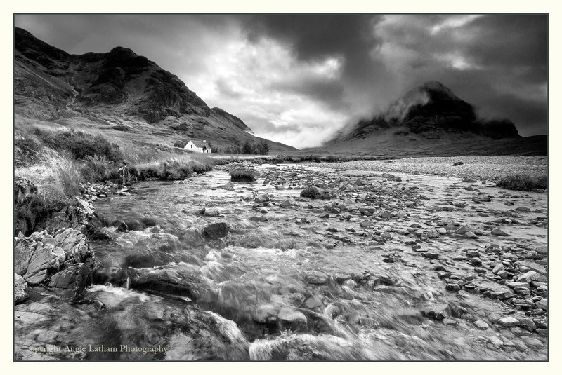 River Coupall - Glencoe BW - Black & White