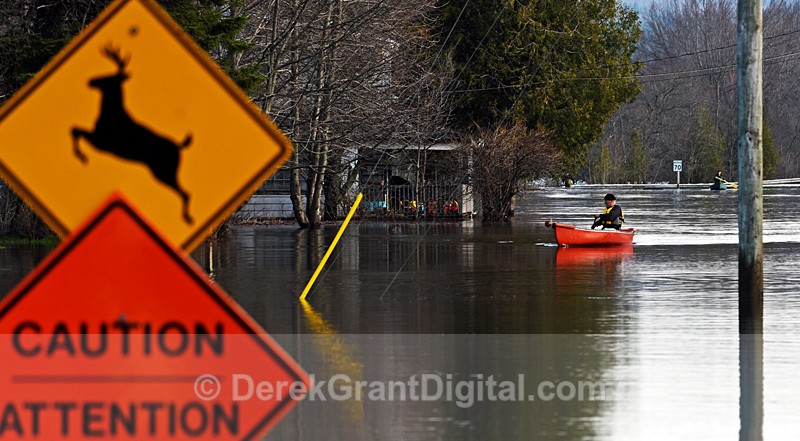 Darlings Island  - Spring Flood 2018 New Brunswick Canada - Extreme Weather